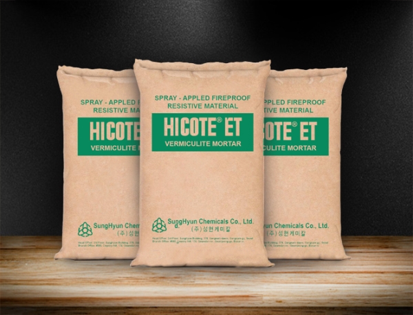 Vữa chống cháy Vermiculite Hicote ET - Vữa Chống Cháy TKE&VMC - Công Ty TNHH Thương Mại Xây Dựng TKE&VMC Việt Nam